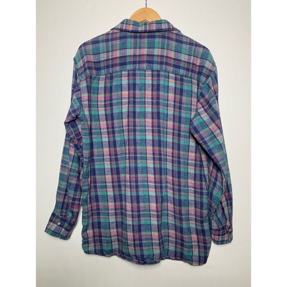 Tradesmax 90’s Colourway Plaid Button Down Shirt - MEDIUM - Picture 2 of 5